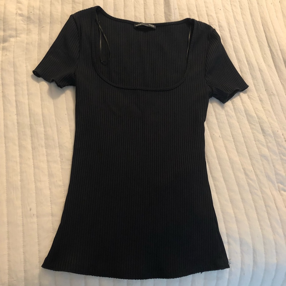 Black Zara top